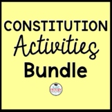 Constitution Activities BUNDLE Hands-On Interactive Bill o