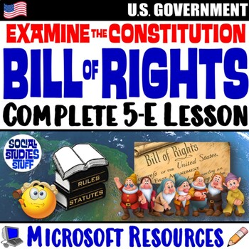 Preview of Examine the Bill of Rights 5-E Lesson | US Constitution Practice | Microsoft