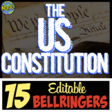 Constitution Bill of Rights Checks Balances Bellringers fo