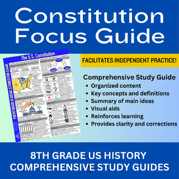 Preview of Constitution Comprehensive Focus Study Guide U.S. History