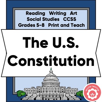 Preview of Constitution Mini Course Reading Writing Art CCSS Grades 5-8 Print and Teach