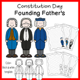 Constitution Day Activities, Founding Fathers and Writing Prompt