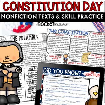 Preview of Constitution Day Activities | Preamble | U.S. Constitution