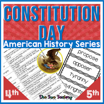 Preview of Constitution Day Activities - U.S. Constitution - US History