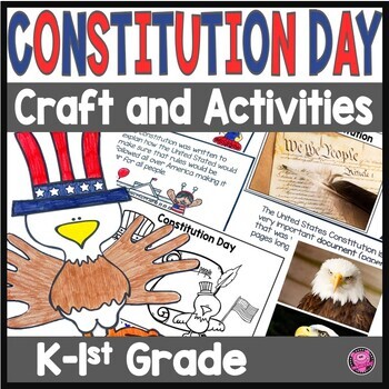 Preview of Constitution Day Activities and Craftivity