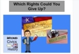 Constitution Day Activity - Which Rights Could You Give Up?