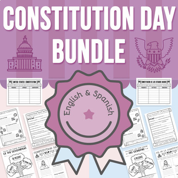 Preview of Constitution Day Activity BUNDLE | Printable and Digital Easel