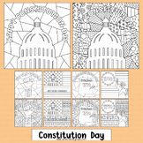 Constitution Day Coloring Pages Math Craft Pop Art Activit