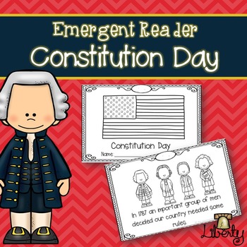 Preview of Constitution Day Emergent Reader