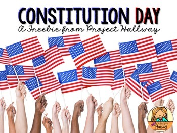 Preview of Constitution Day FREEBIE: Picture Book Lesson with Lift-the-Flap Activity!