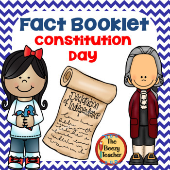 Preview of Constitution Day Fact Booklet | Nonfiction | Comprehension | Craft