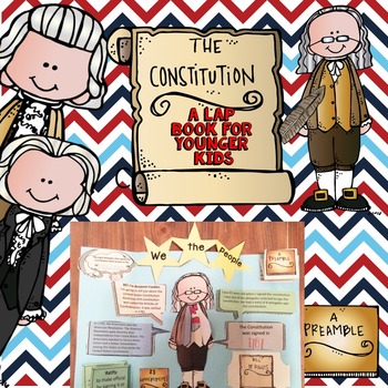 Preview of Constitution Day Lap Book for Younger Kids