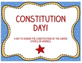 Constitution Day Mini-Lesson and Activity