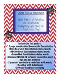 Constitution Day Packet- Includes Info Book, Vocabulary Ac