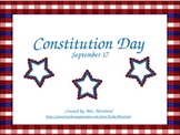 Constitution Day Power Point and Lesson