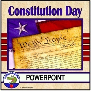 Preview of Constitution Day PowerPoint and Printables
