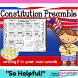 Constitution Day Preamble Activity