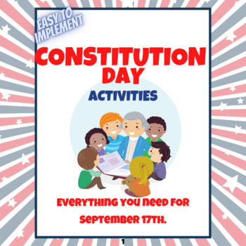 Preview of Constitution Day Printable Activities