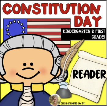 Preview of Constitution Day Reader for First Grade & Kindergarten Social Studies