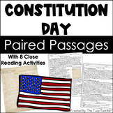 Constitution Day Reading Comprehension Paired Passages Clo