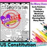 Constitution Day Word Search Activity
