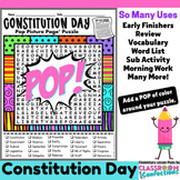 Constitution Day Word Search Activity : Coloring : Early F