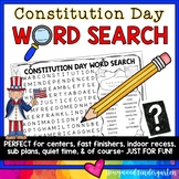 Constitution Day Word Search Puzzle . Literacy Centers , S