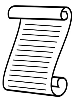 constitution scroll clipart