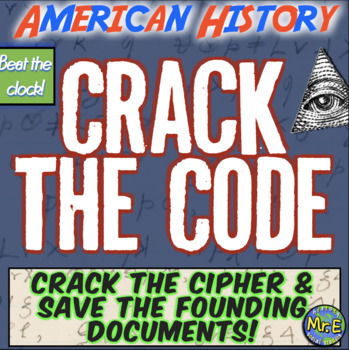 Preview of Constitution Declaration of Independence Escape Room Crack the Code