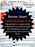 Constitution Era, STAAR Review Sheet