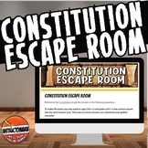 Constitution Escape Room Activity- Use the U.S. Constituti