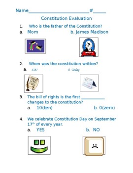 Preview of Constitution Evaluation