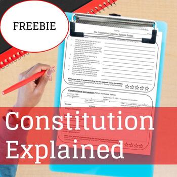 Preview of Constitution Explained 4 Episode Viewing Guide: FREEBIE