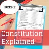 Constitution Explained 4 Episode Viewing Guide: FREEBIE