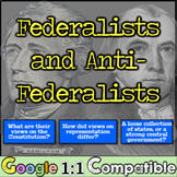 Constitution, Federalists vs Anti-Federalists Activity Pri