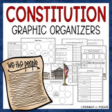 Constitution Graphic Organizers | The US Constitution Worksheets
