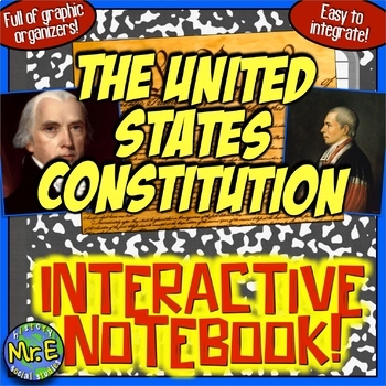 Preview of Constitution Interactive Notebook Activities | Engaging Constitution Notebook