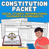 Constitution: Middle & High School Government Passages, Wo
