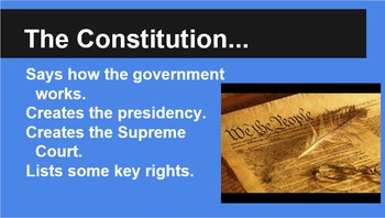 Preview of Constitution PPT