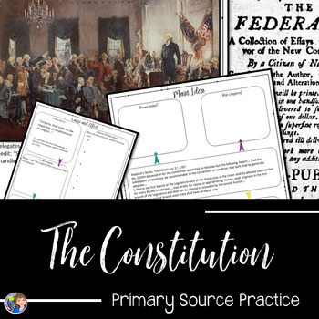Preview of Constitution Primary Source Practice for STAAR