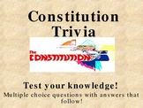 Constitution Trivia Powerpoint -- VERY Visual!