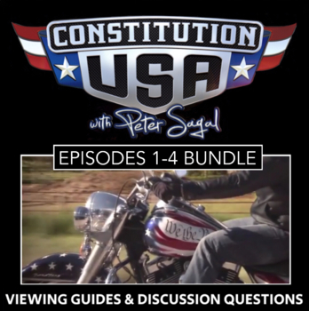 Preview of Constitution USA - Episodes 1-4 BUNDLE - Viewing Guides & Discussion Questions