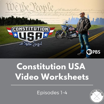 Preview of Constitution USA Video Worksheets