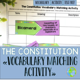 Constitution Vocabulary Matching Activity