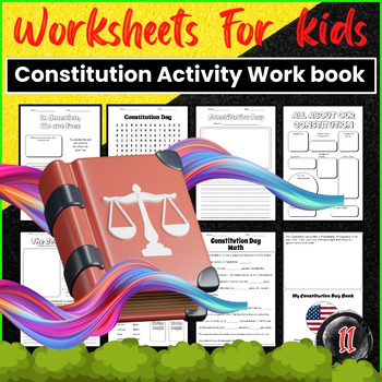 Preview of Constitution Writing Activity Worksheets