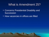 Constitutional Amendment 25 Game