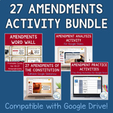 Constitutional Amendments Activity and Slideshow Bundle | 