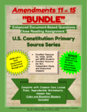 Constitutional Amendments - BUNDLE - #11-15 - Enhanced DBQ