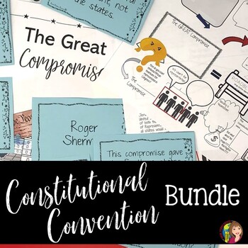 Preview of Constitutional Convention Doodle Notes and Games