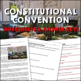 Constitutional Convention Reading Worksheets and Answer Keys